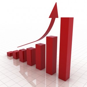 Growth bar graph image